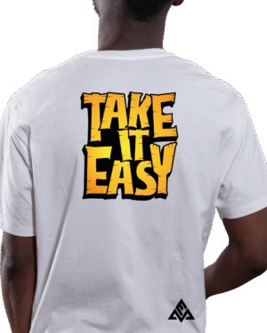 Camiseta - Take It Easy Amarela Verso