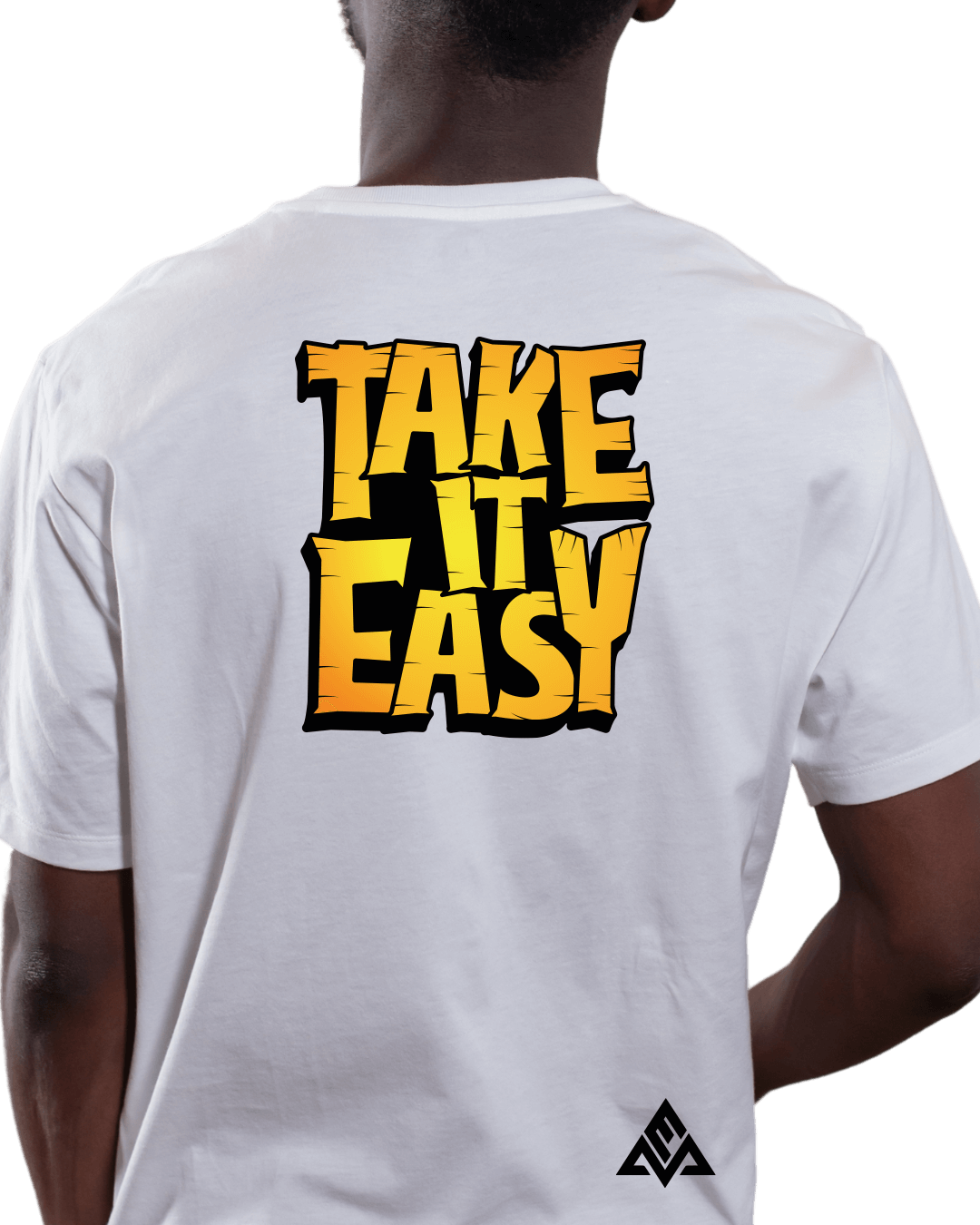 Camiseta - Take It Easy Amarela Verso