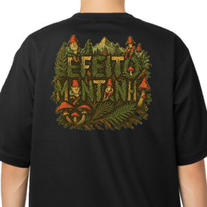 Camiseta Mushroom Preta
