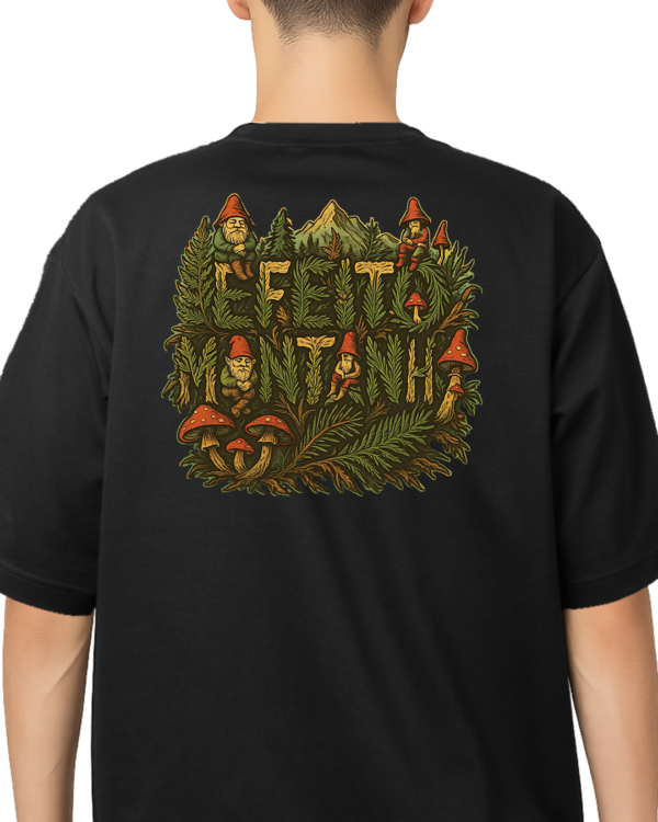 Camiseta Mushroom Preta